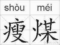 瘦煤的拼音