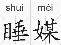 睡媒的拼音