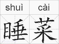 睡菜的拼音