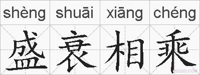 盛衰相乘的拼音