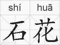 石花的拼音