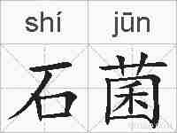 石菌的拼音