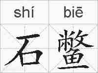 石鳖的拼音