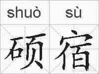 硕宿的拼音