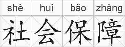社会保障的拼音