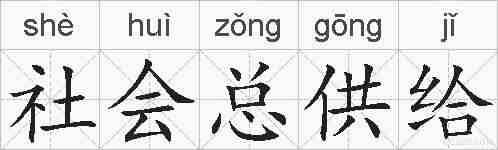 社会总供给的拼音