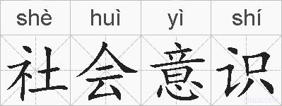 社会意识的拼音