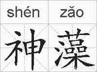 神藻的拼音