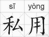 私用的拼音