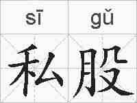 私股的拼音