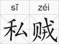 私贼的拼音