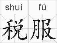 税服的拼音