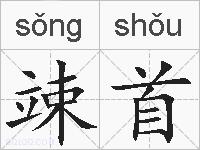 竦首的拼音