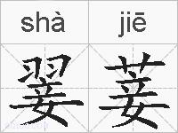 翣菨的拼音