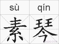 素琴的拼音