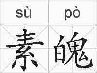 素魄的拼音