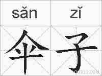 伞子的拼音