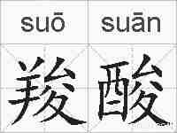 羧酸的拼音