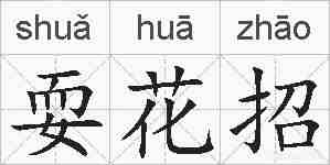 耍花招的拼音