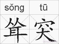 耸突的拼音