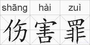 伤害罪的拼音
