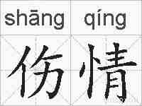 伤情的拼音