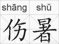 伤暑的拼音