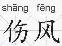 伤风的拼音