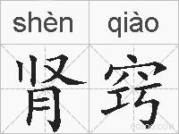 肾窍的拼音