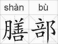 膳部的拼音
