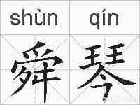 舜琴的拼音