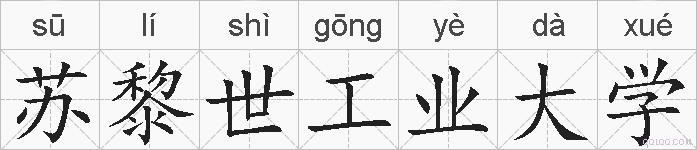 苏黎世工业大学的拼音