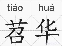 苕华的拼音