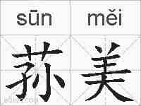 荪美的拼音