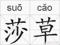 莎草的拼音