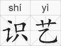 识艺的拼音