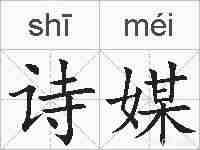 诗媒的拼音