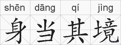 身当其境的拼音
