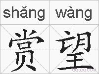 赏望的拼音