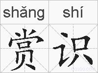 赏识的拼音
