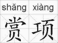 赏项的拼音