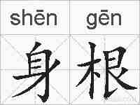 身根的拼音