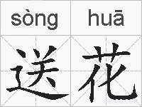 送花的拼音