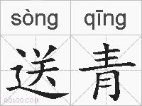 送青的拼音