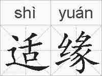 适缘的拼音