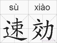 速効的拼音