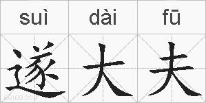 遂大夫的拼音