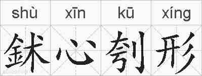 鉥心刳形的拼音