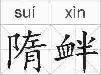 隋衅的拼音