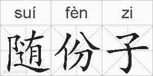 随份子的拼音